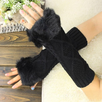 Twist Knitted Arm Covers