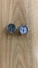 Women's Men's Ring Watch Analogue Quartz on Finger Watch Ring